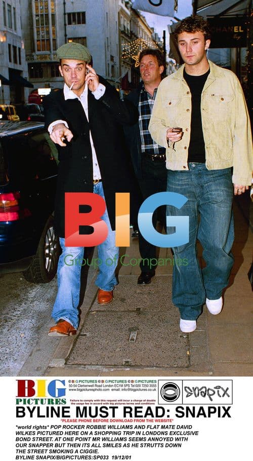 Robbie Williams on Bond Street