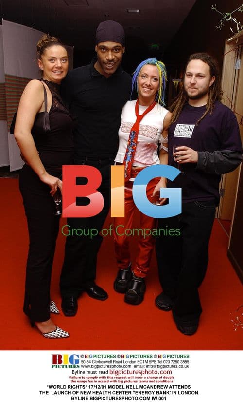 Nell McAndrew Attends Health Center Launch