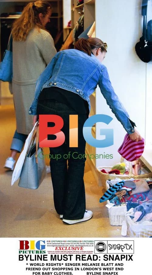 Singer Melanie Blatt Shopping for Baby Clothes in London