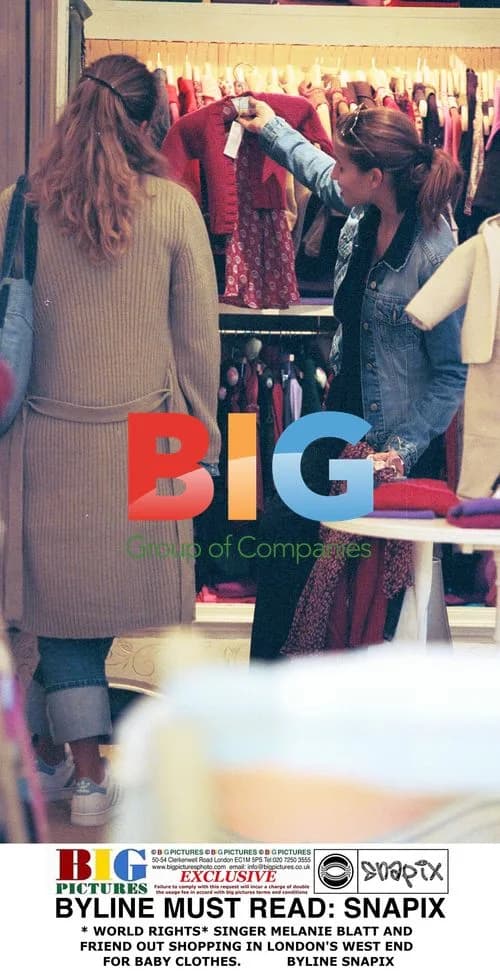 Melanie Blatt Shopping for Baby Clothes in London