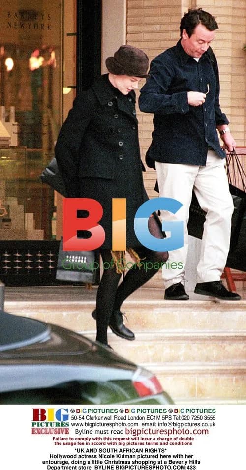Nicole Kidman Christmas Shopping