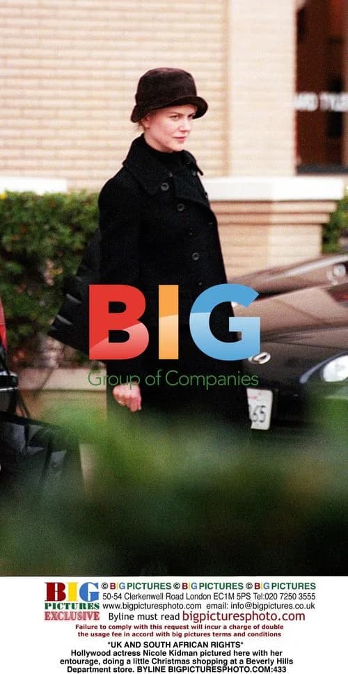 Nicole Kidman Christmas Shopping in Beverly Hills