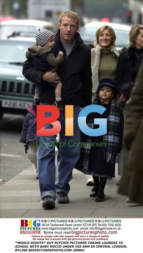 Guy Ritchie Takes Lourdes to School with Rocco