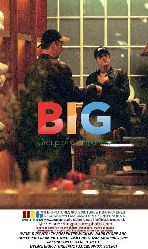 Michael Barrymore and Sean on Sloane Street