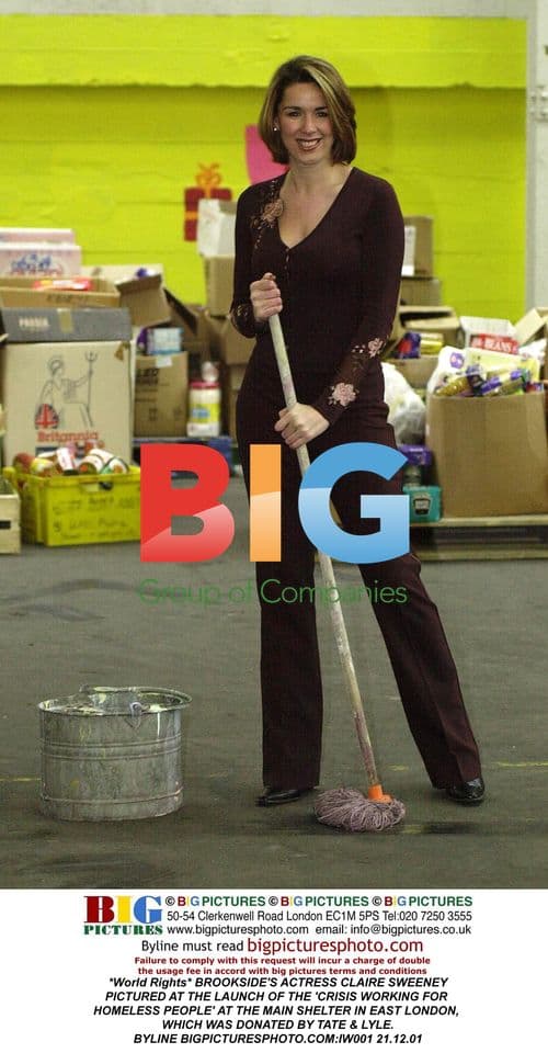 Claire Sweeney at Crisis Shelter Launch