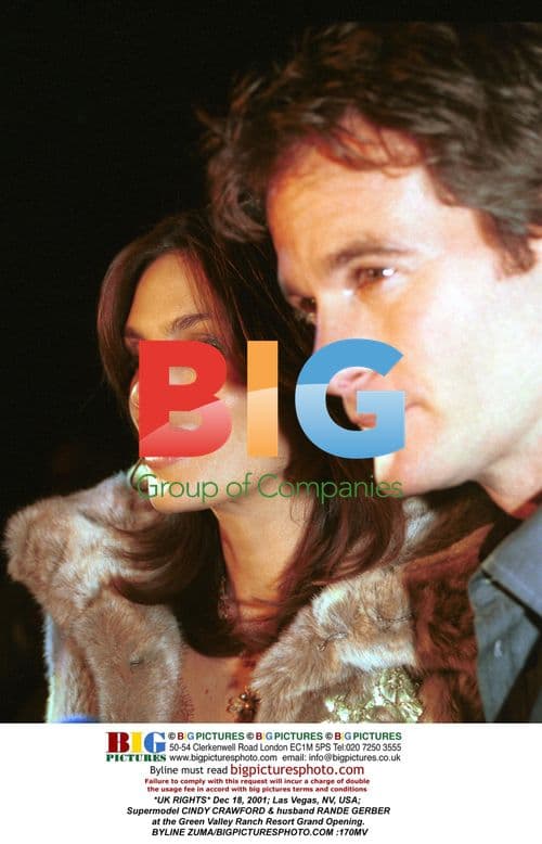 Cindy Crawford & Rande Gerber at Green Valley Ranch Grand Opening