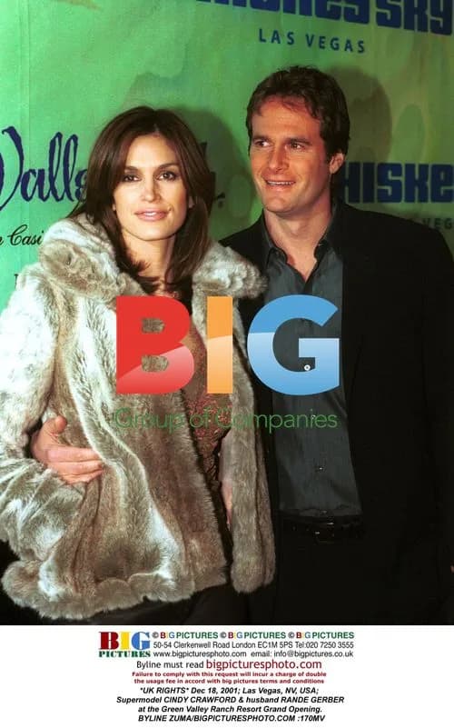 Cindy Crawford & Rande Gerber at Green Valley Ranch Grand Opening