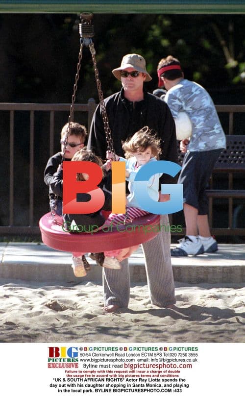 Ray Liotta and daughter out in Santa Monica