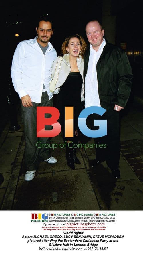 Eastenders Cast at Christmas Party