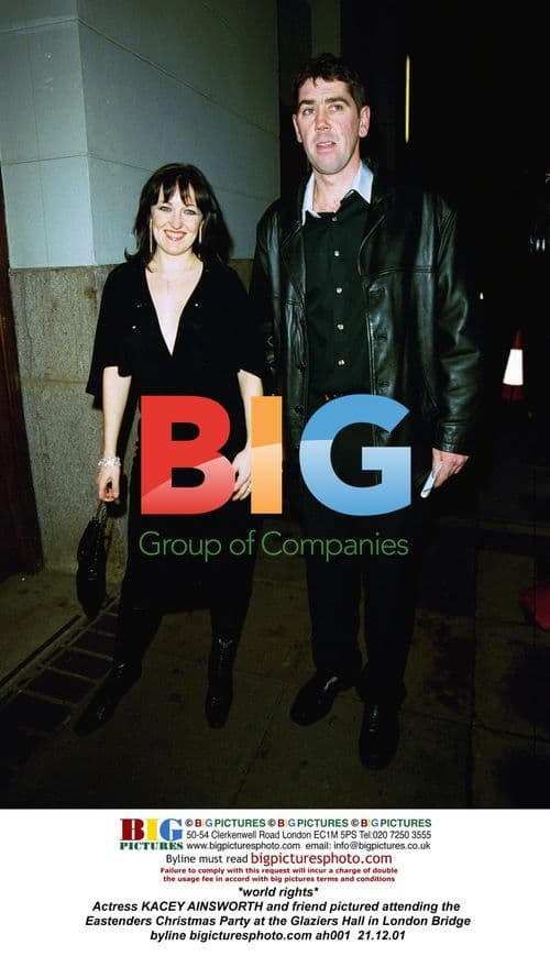 KACEY AINSWORTH at Eastenders Christmas Party