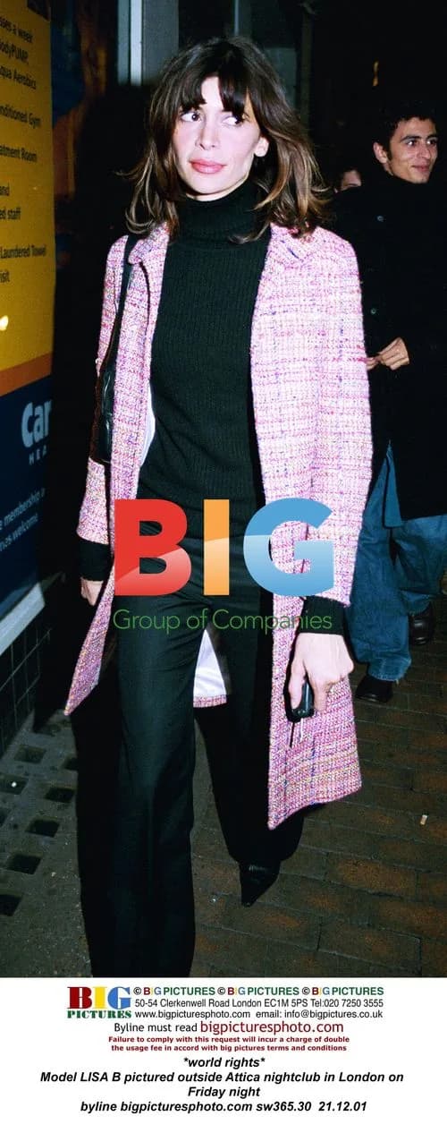 Model LISA B Outside London Nightclub