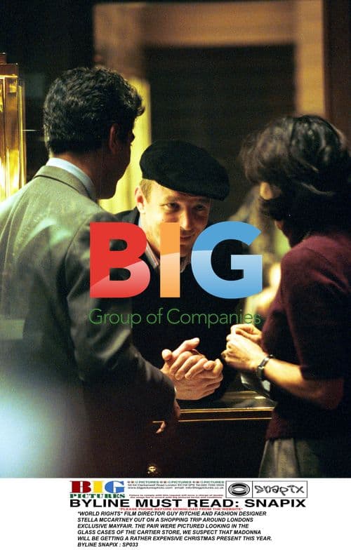 Guy Ritchie and Stella McCartney Shopping in Mayfair