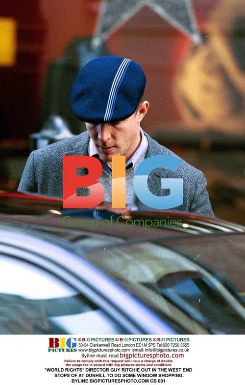 Director Guy Ritchie shops at Dunhill in London