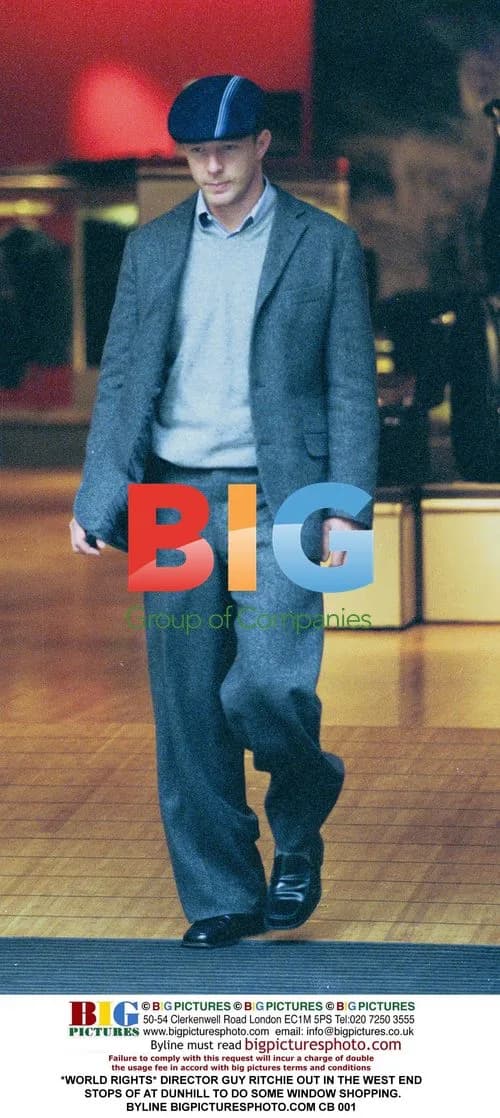 Director Guy Ritchie Window Shopping in London
