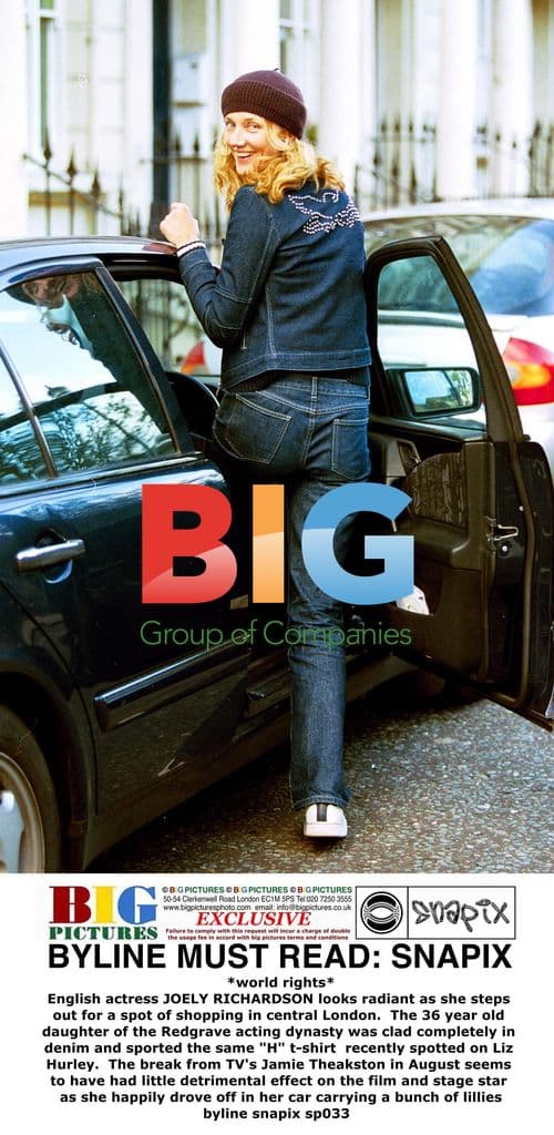 Joely Richardson Shopping Trip in London