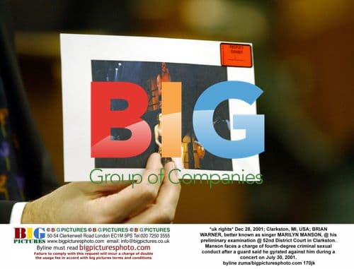 Marilyn Manson at Preliminary Hearing