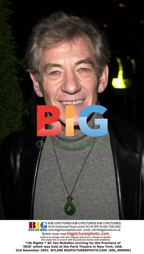 Ian McKellen at 'IRIS' Premiere in New York