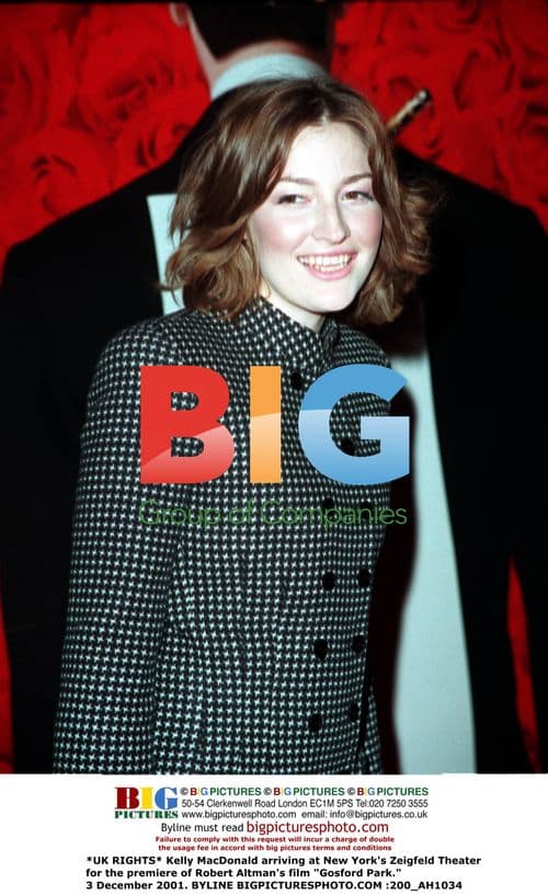 Kelly MacDonald at "Gosford Park" Premiere