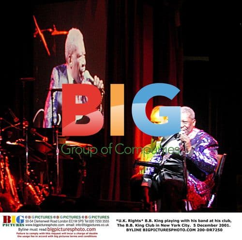 B.B. King performing at his club in NYC