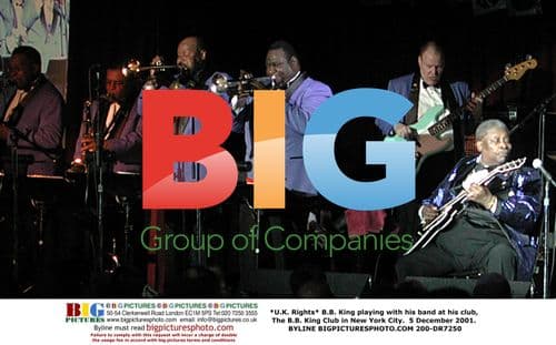 B.B. King performing at his NYC club in 2001