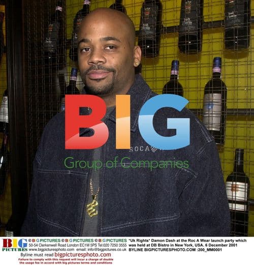 Damon Dash at Roc A Wear launch party
