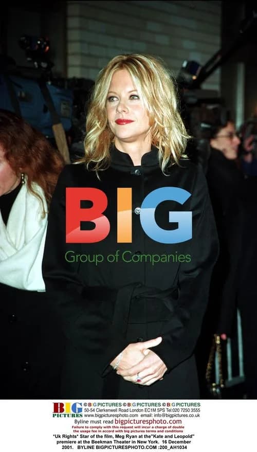 Meg Ryan at "Kate and Leopold" Premiere