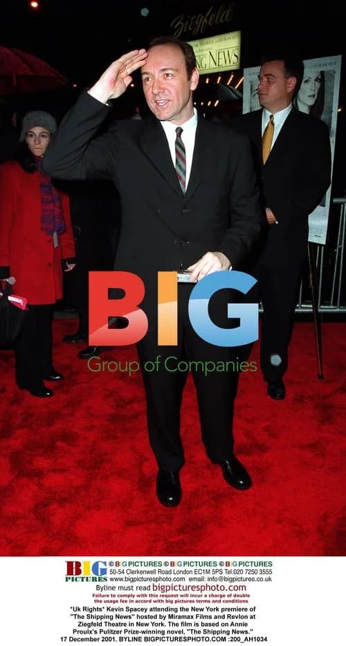 Kevin Spacey at "The Shipping News" Premiere