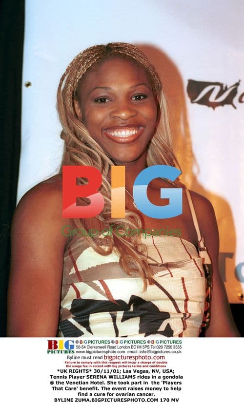 Serena Williams Rides Gondola in Vegas