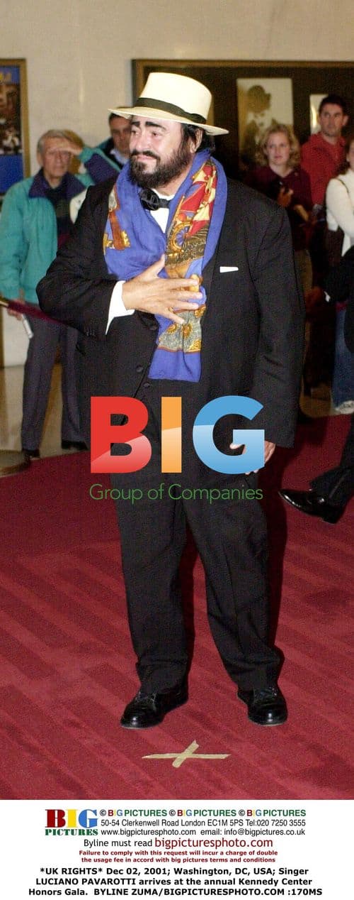 Luciano Pavarotti at Kennedy Center Honors Gala