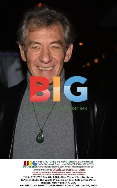 Ian McKellen at 'Iris' Premiere