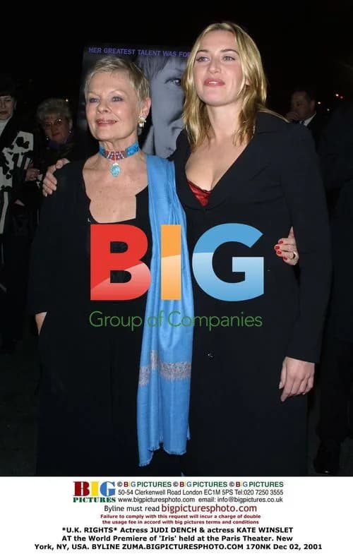 Judi Dench and Kate Winslet at "Iris" Premiere