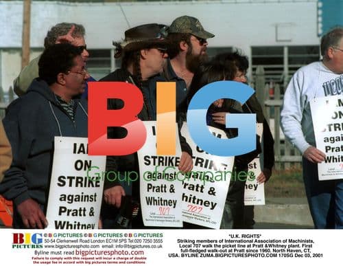 Machinists strike at Pratt & Whitney plant