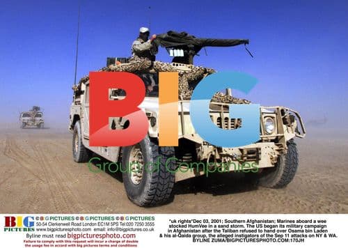 Marines in Afghan Sandstorm