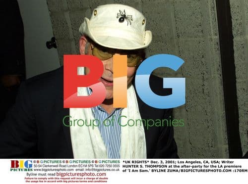 Hunter S. Thompson at 'I Am Sam' premiere afterparty