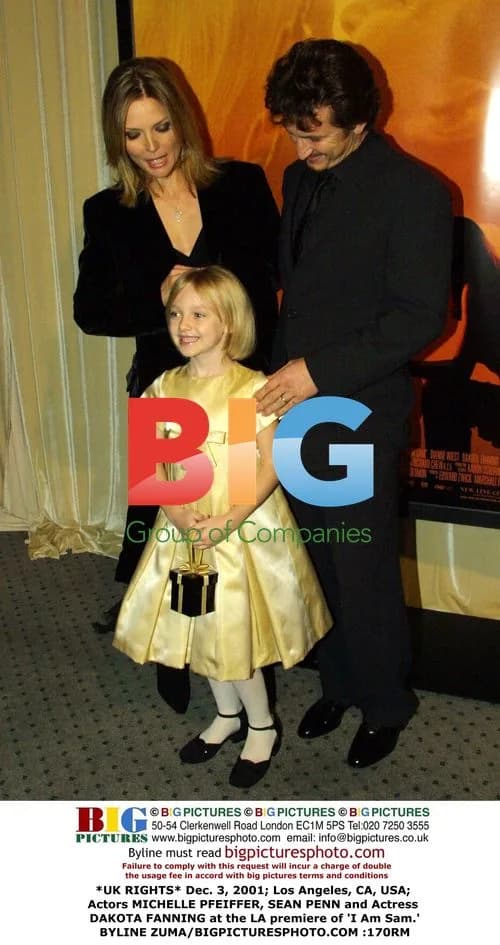 Michelle Pfeiffer, Sean Penn, Dakota Fanning at 'I Am Sam' Premiere