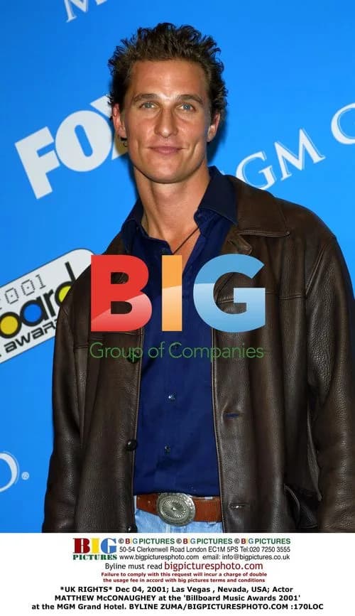 Matthew McConaughey at Billboard Music Awards 2001