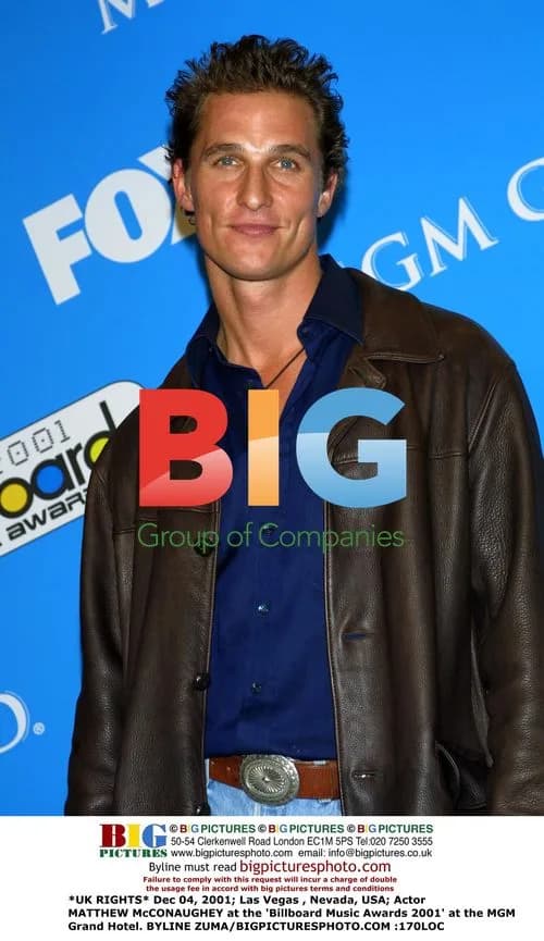 Matthew McConaughey at Billboard Music Awards 2001