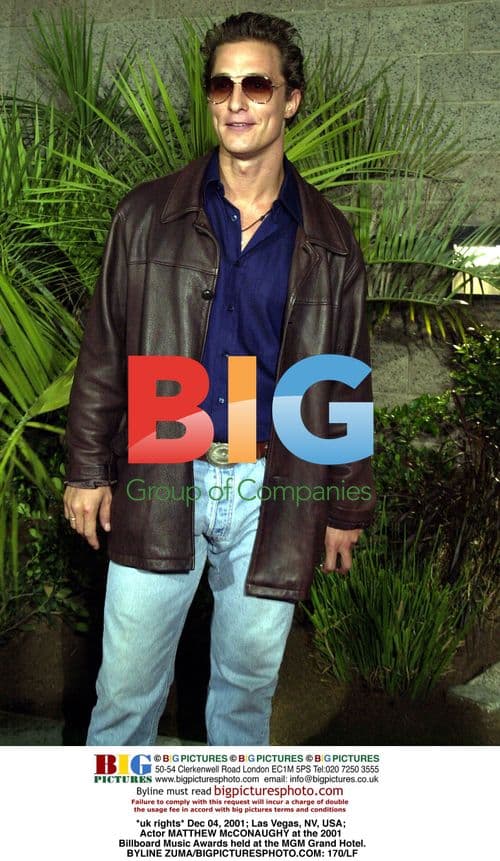 Matthew McConaughey at 2001 Billboard Music Awards