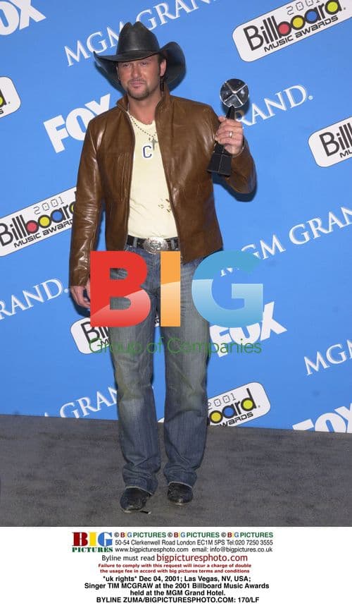 Tim McGraw @ 2001 Billboard Music Awards
