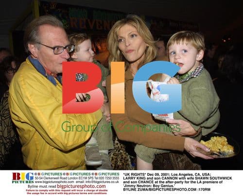 Larry King at 'Jimmy Neutron' premiere