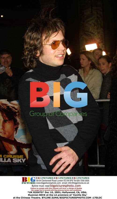 BECK at 'Vanilla Sky' premiere