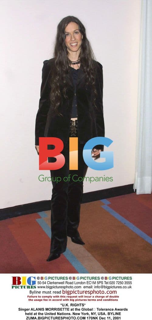 ALANIS MORRISETTE at Global Tolerance Awards
