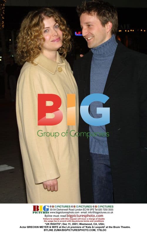 Breckin Meyer & Wife at 'Kate & Leopold' LA Premiere