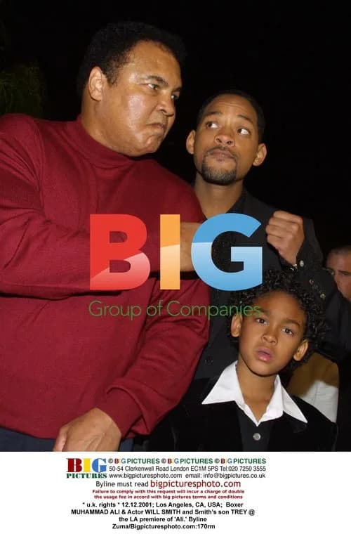 Muhammad Ali & Will Smith at 'Ali' Premiere