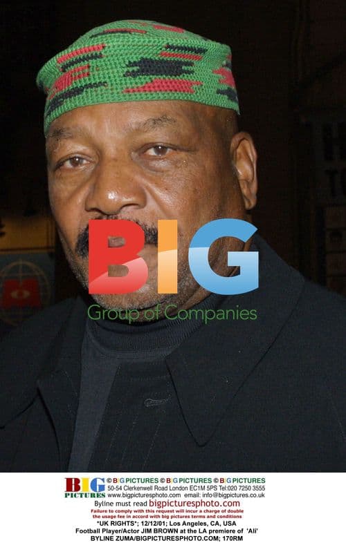 Jim Brown at 'Ali' LA Premiere
