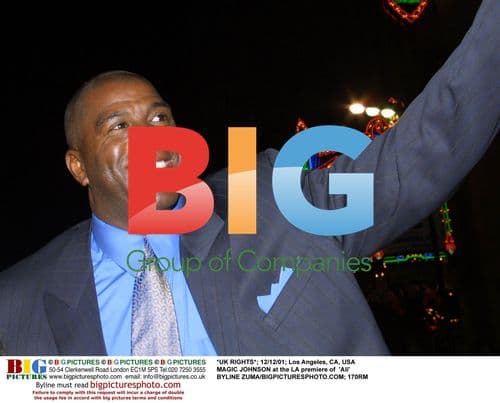 Magic Johnson at 'Ali' LA Premiere