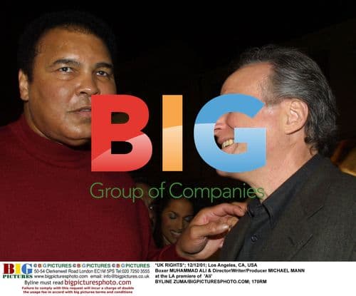 Muhammad Ali & Michael Mann at 'Ali' LA Premiere