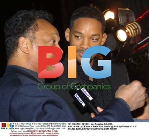 Rev. Jesse Jackson & Will Smith at 'Ali' LA Premiere