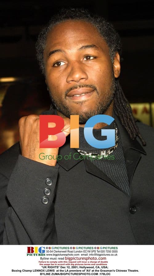 LENNOX LEWIS at 'Ali' Premiere