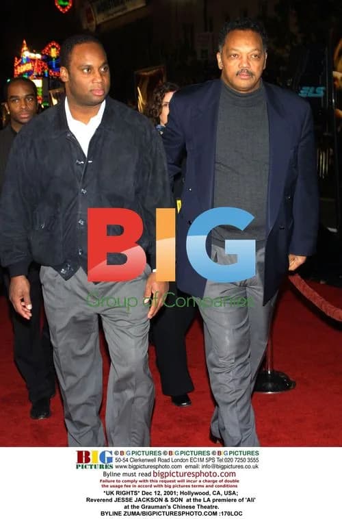 Jesse Jackson & Son at 'Ali' Premiere